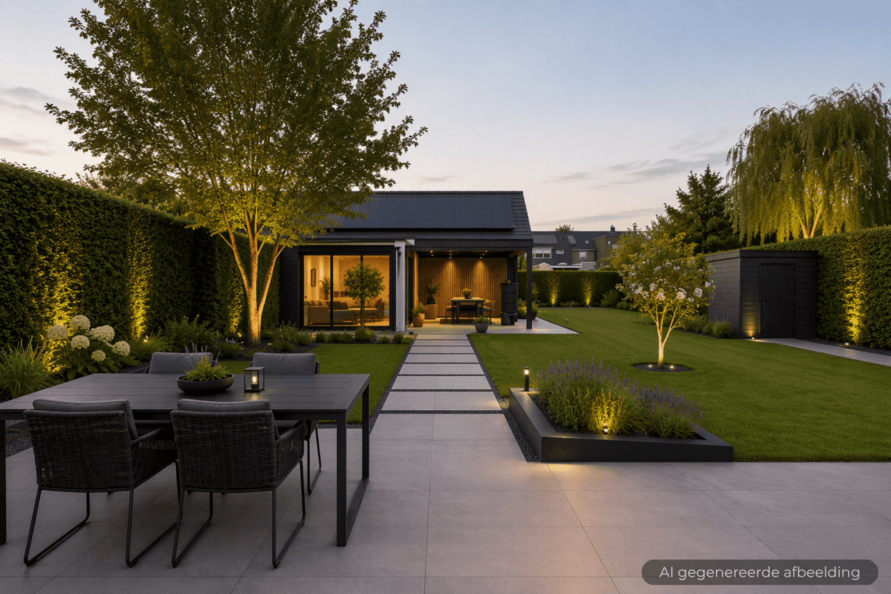 achtertuin